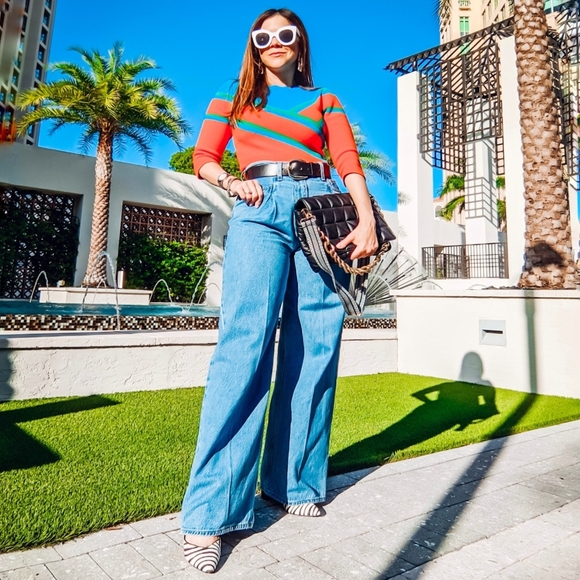 Levi's High Loose Jeans medium wash sz 28 - Picture 2 of 7